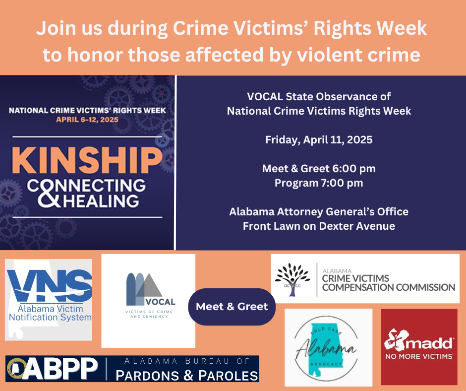 VOCAL State Observance of National Crime Victims Rights Week (4) VOCAL State Observance of National Crime Victims Rights Week (4)